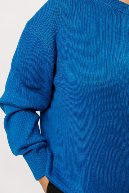 "Nami" Sweater | electric blue