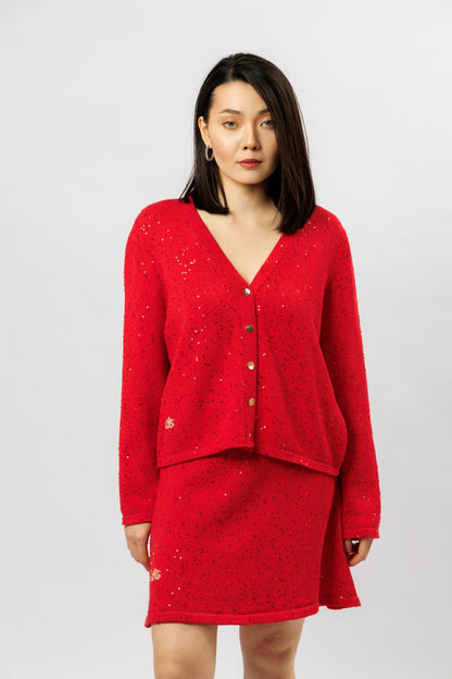 "Shine" set | red