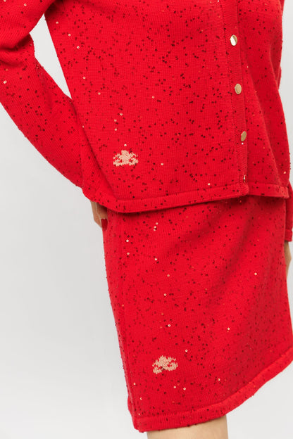 "Shine" set | red