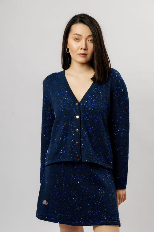 "Shine" set | sapphire