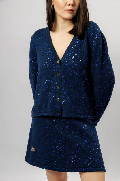 "Shine" set | sapphire