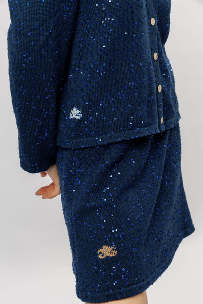 "Shine" set | sapphire