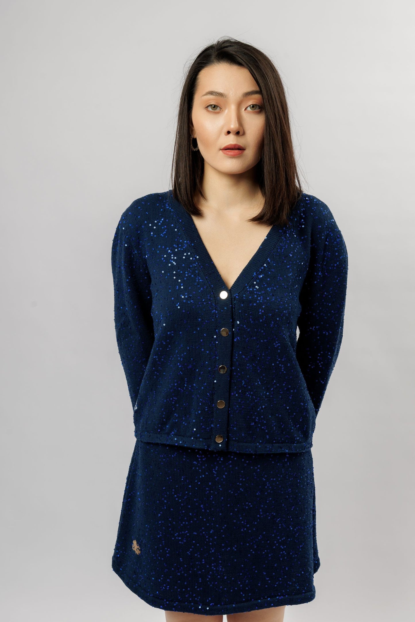 "Shine" set | sapphire