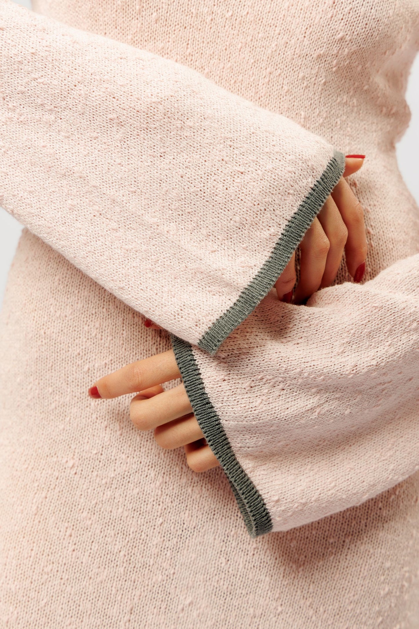 "Tenderness" Dress | pink velvet