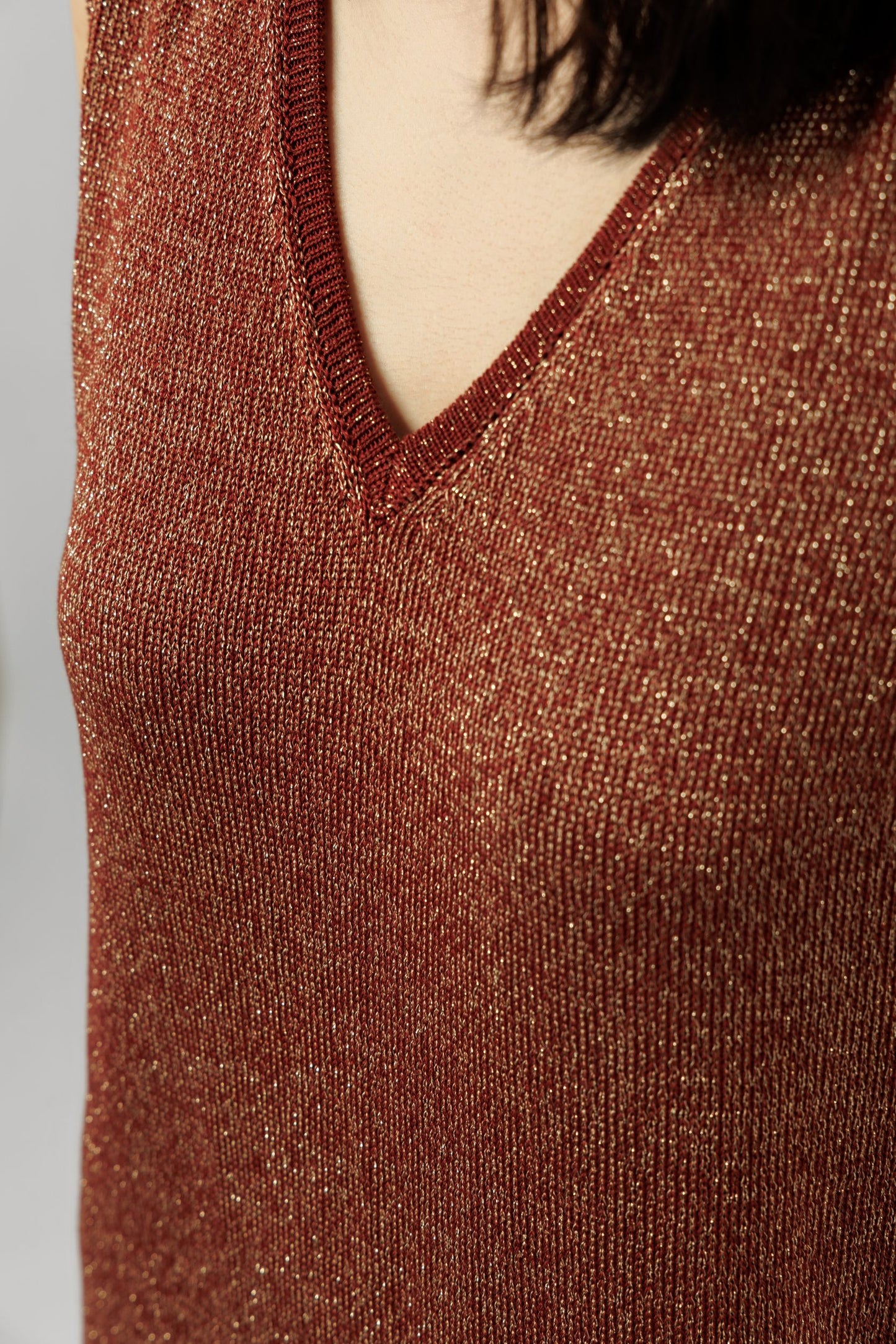 "Shine" dress | terracotta