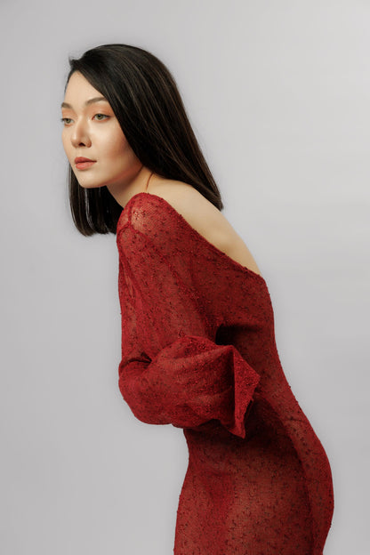 Tunic dress "Selena"  | red