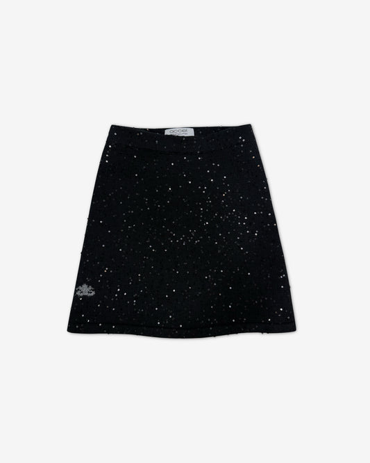 Юбка мини "Сияй"| черный