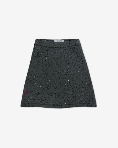 "Shine" mini skirt | graphite