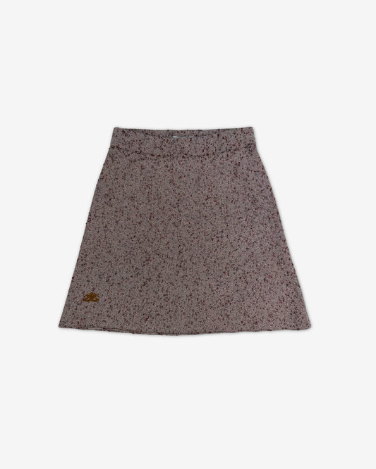 Юбка "Cosmos" мини | серый с терракотовым