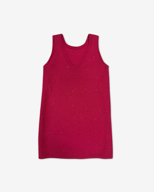 платье мини "Сияй" | фуксия