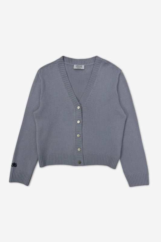 "Merino" Cardigan | silver