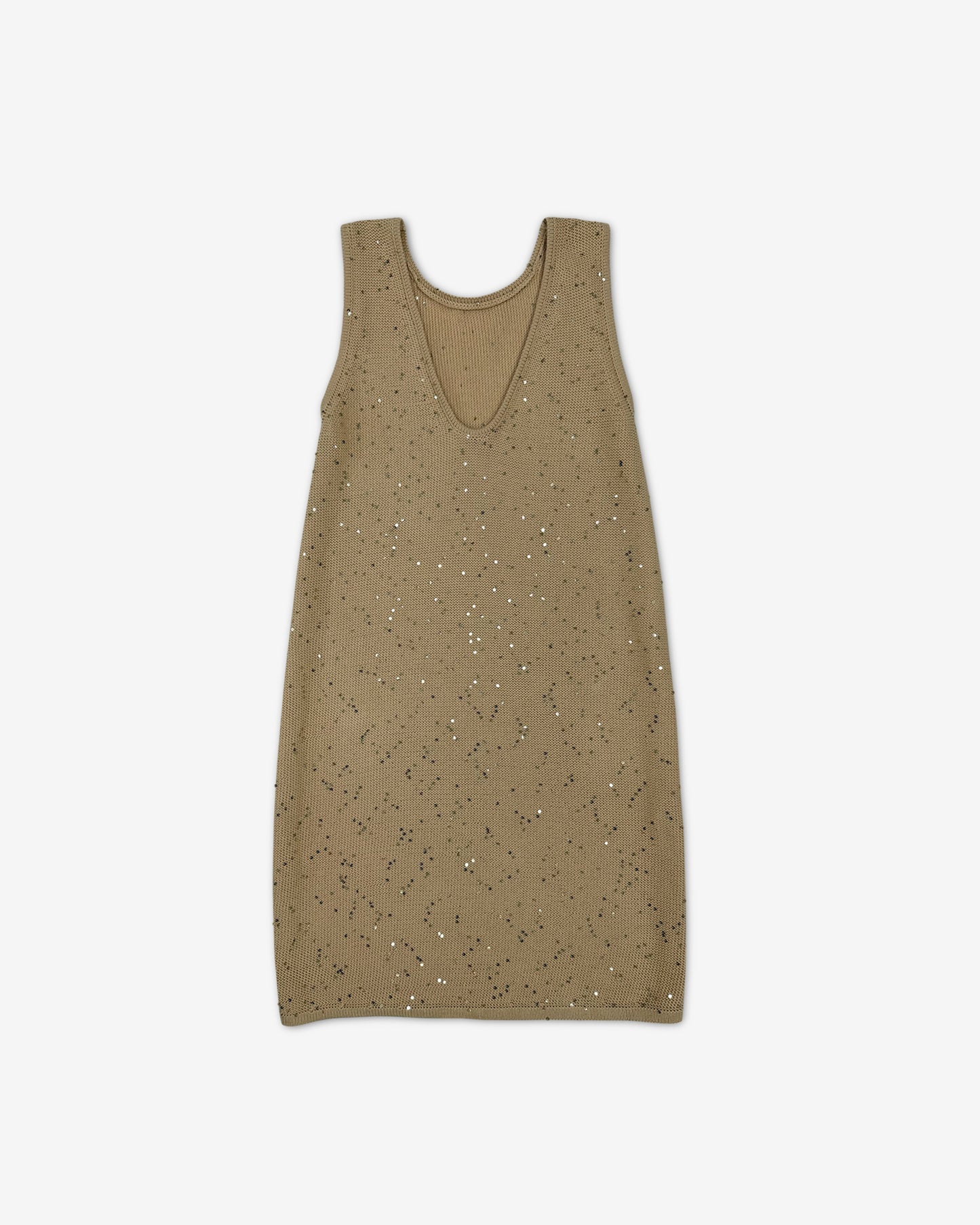 платье мини "Сияй" | бежевый