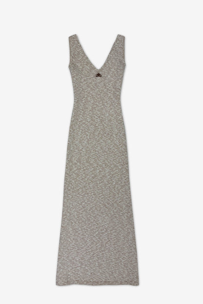 "Nuage" Dress | ivory with bronze