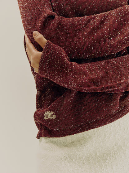 Mirage Long Sleeve Top | Terracotta