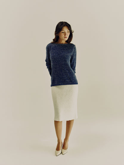 Mirage Long Sleeve Top | Blue