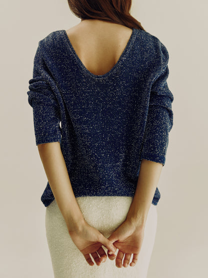 Mirage Long Sleeve Top | Blue