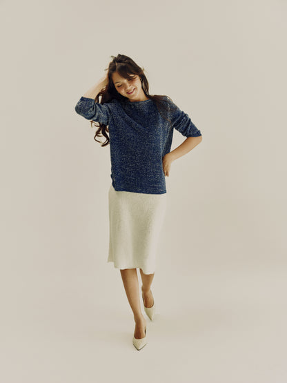 Mirage Long Sleeve Top | Blue