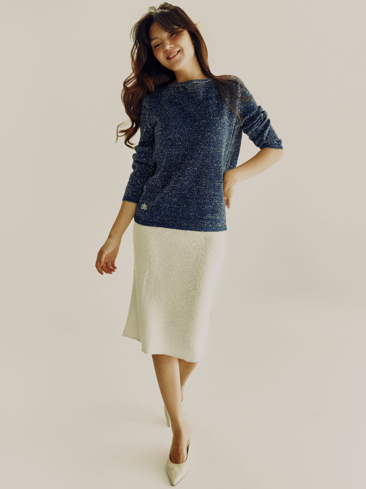Mirage Long Sleeve Top | Blue