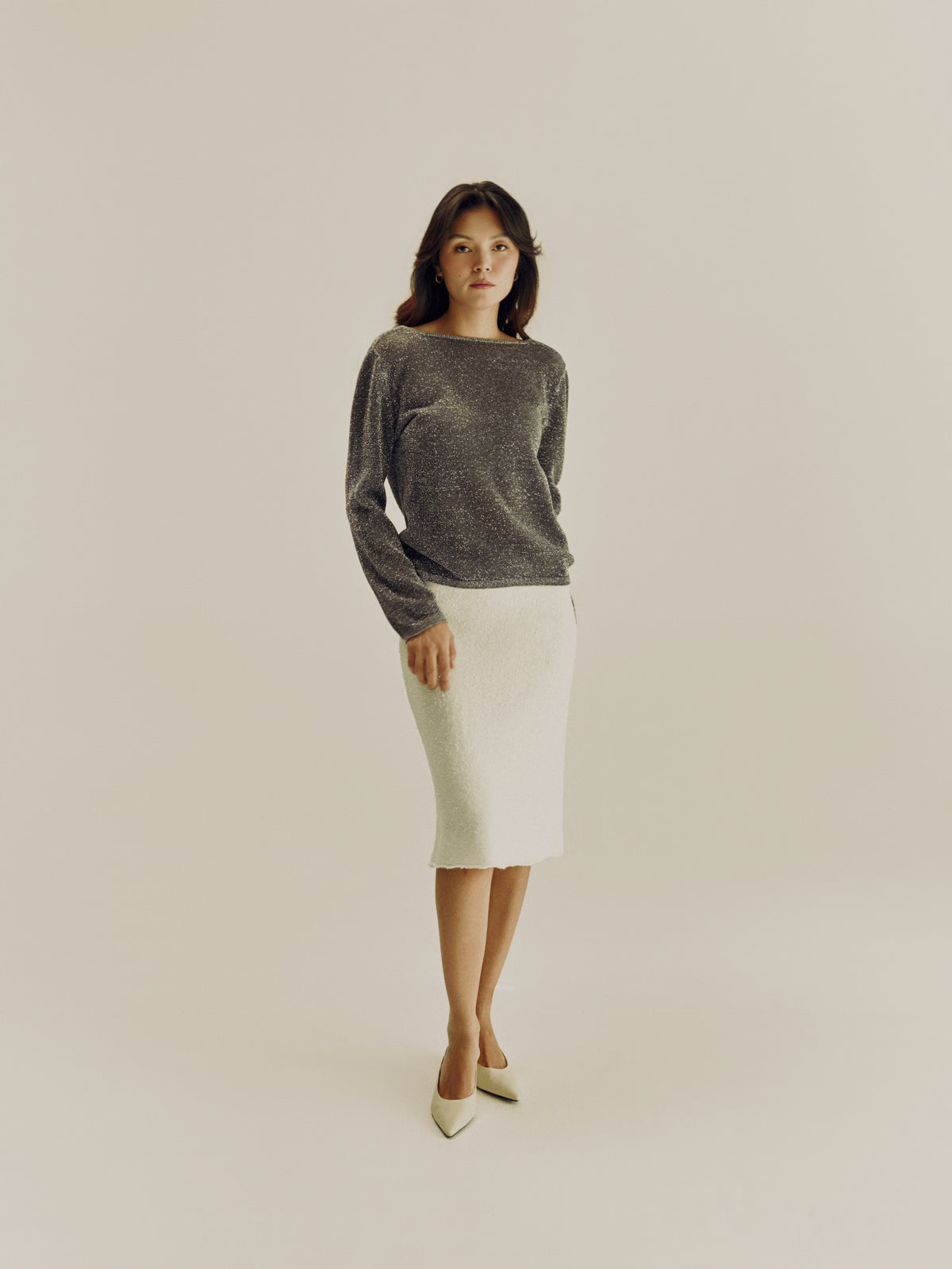 Mirage Long Sleeve Top | Graphite
