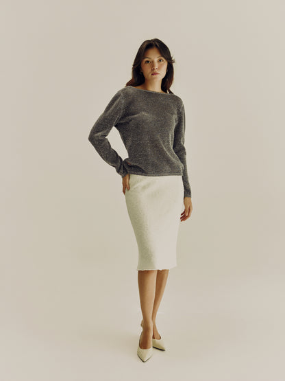 Mirage Long Sleeve Top | Graphite