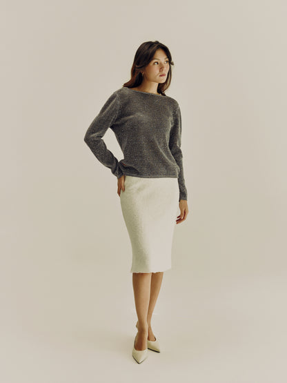 Mirage Long Sleeve Top | Graphite