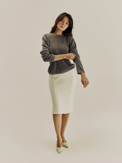 Mirage Long Sleeve Top | Graphite