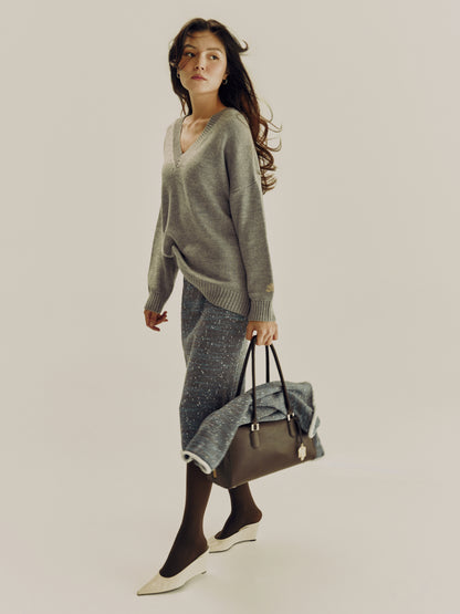 Reversible Sweater | Grey