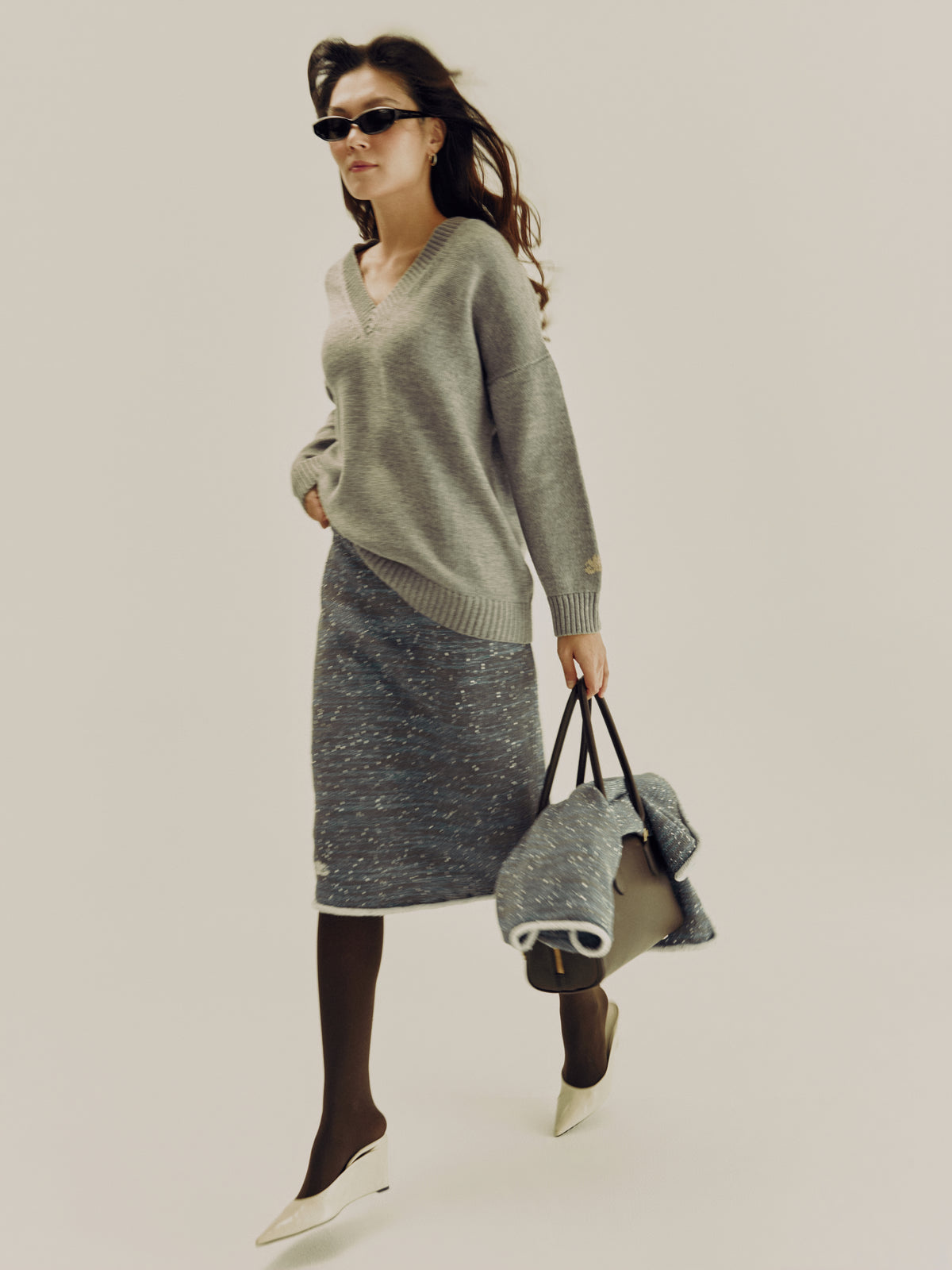 Reversible Sweater | Grey