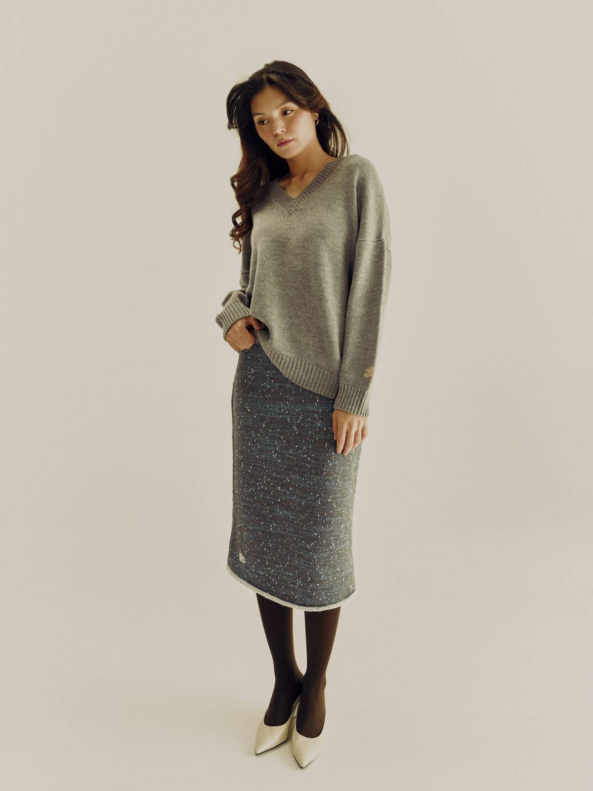 Reversible Sweater | Grey