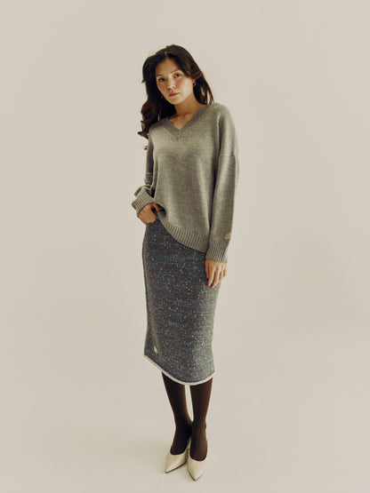 Reversible Sweater | Grey