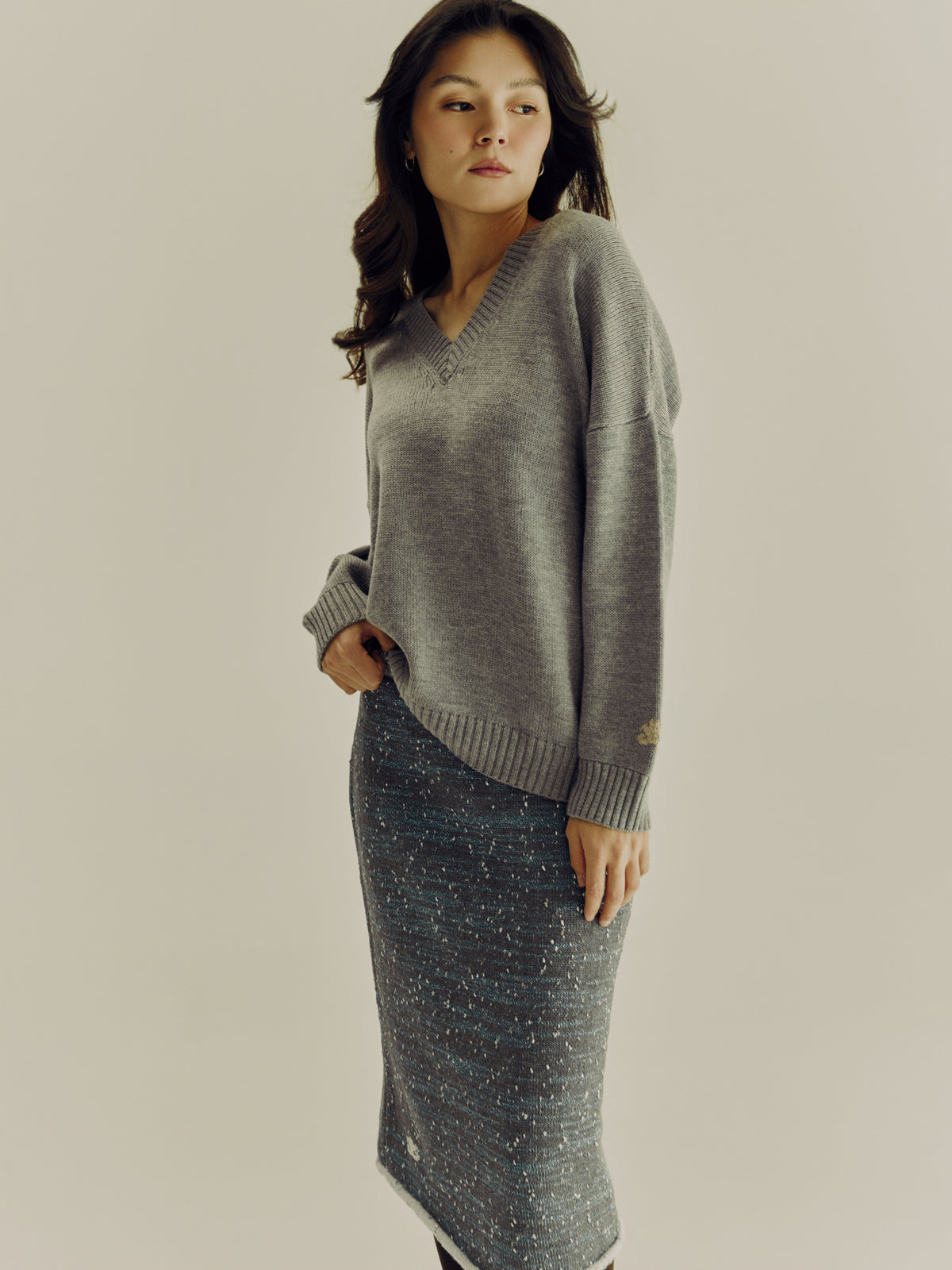 Reversible Sweater | Grey