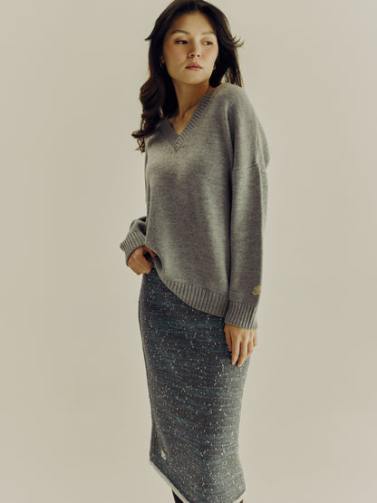 Reversible Sweater | Grey