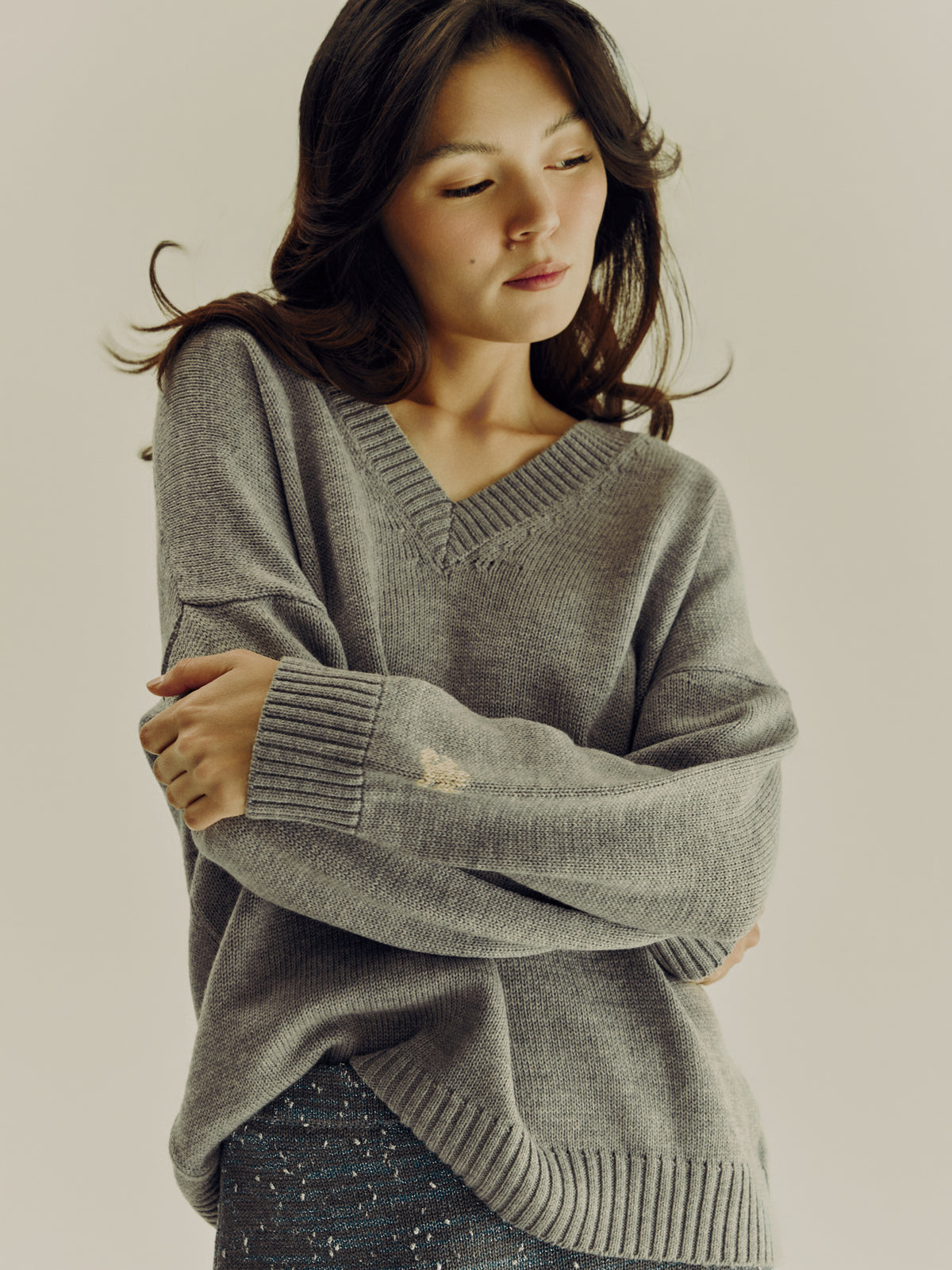 Reversible Sweater | Grey