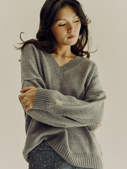 Reversible Sweater | Grey