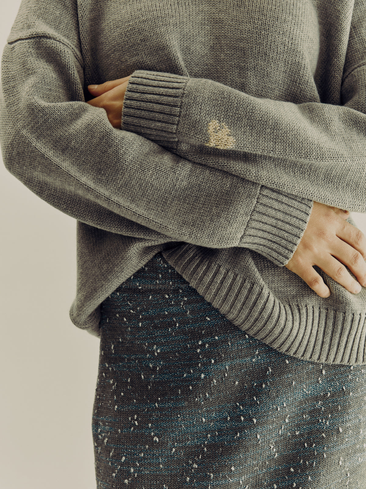 Reversible Sweater | Grey