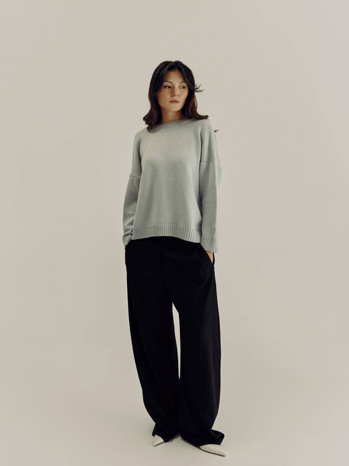 Zhanna Sweater | Light Blue