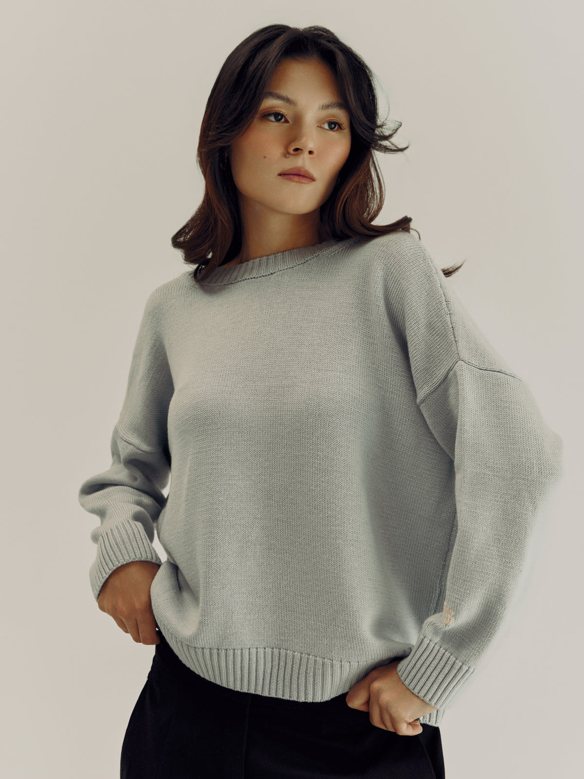 Zhanna Sweater | Light Blue