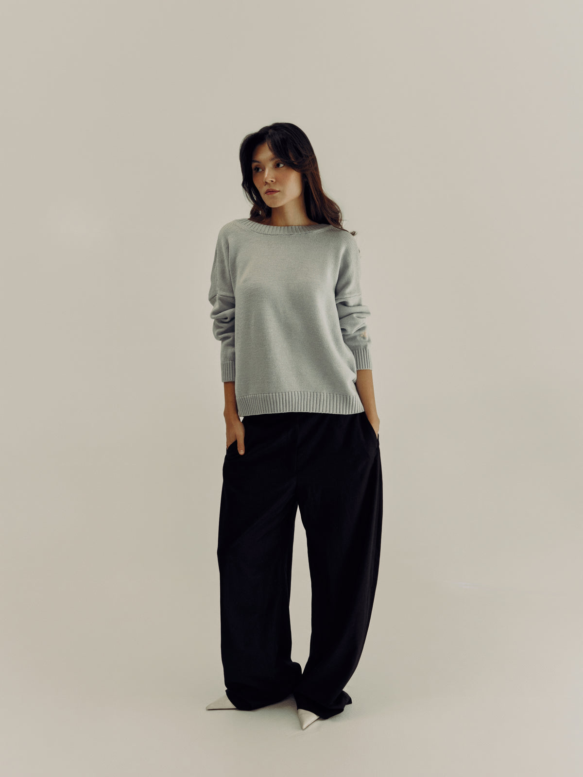 Zhanna Sweater | Light Blue