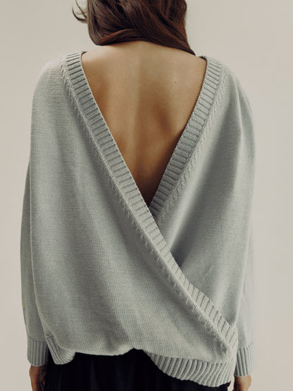 Zhanna Sweater | Light Blue
