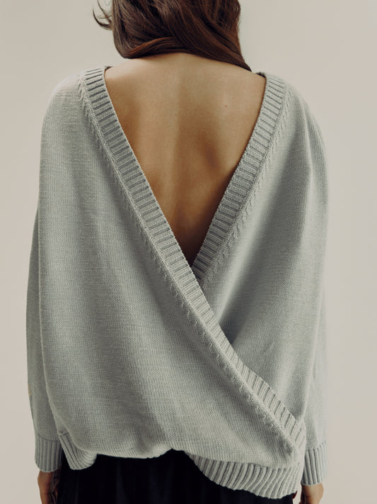 Zhanna Sweater | Light Blue