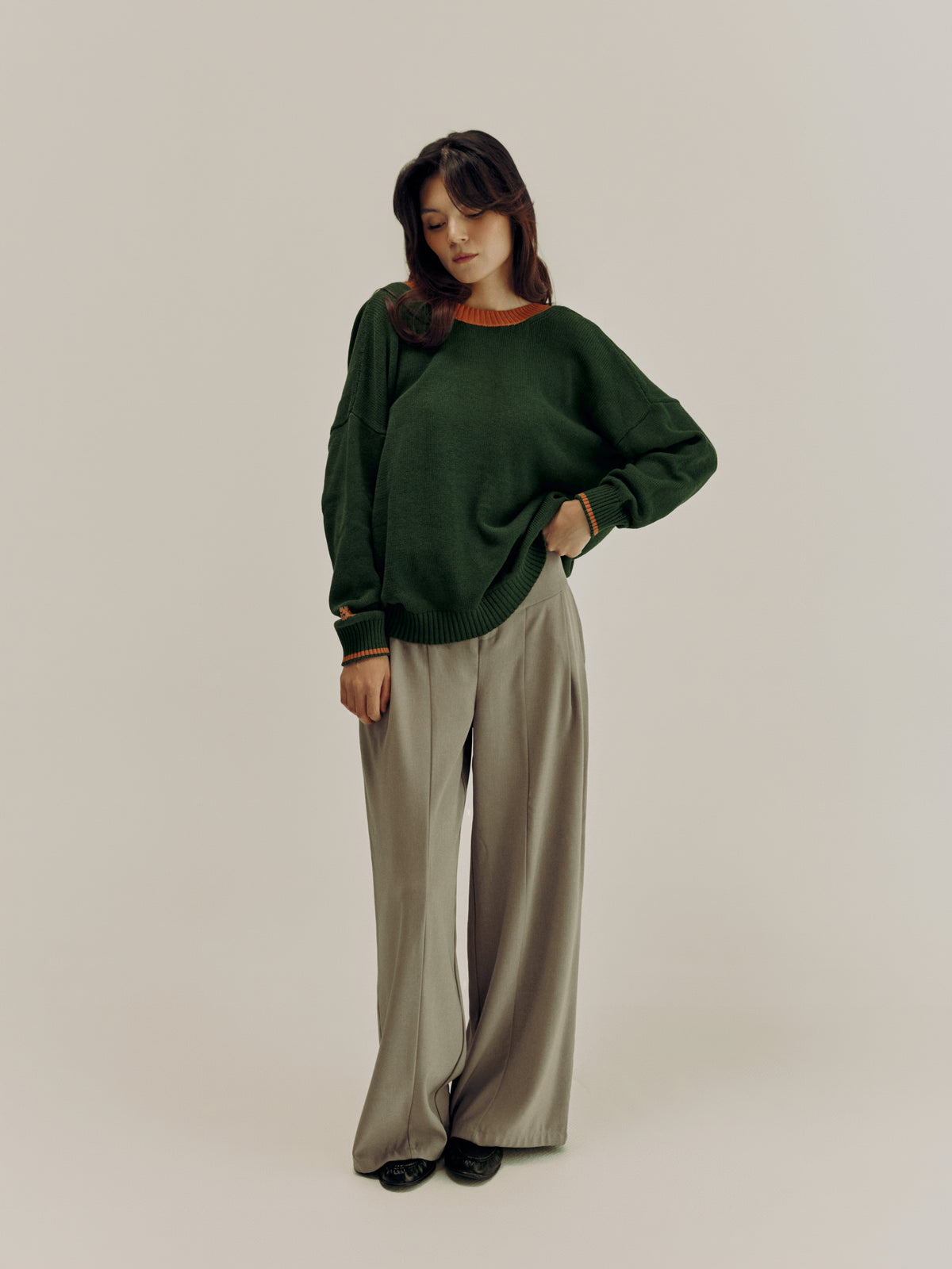 "Zhanna" Sweater | grey