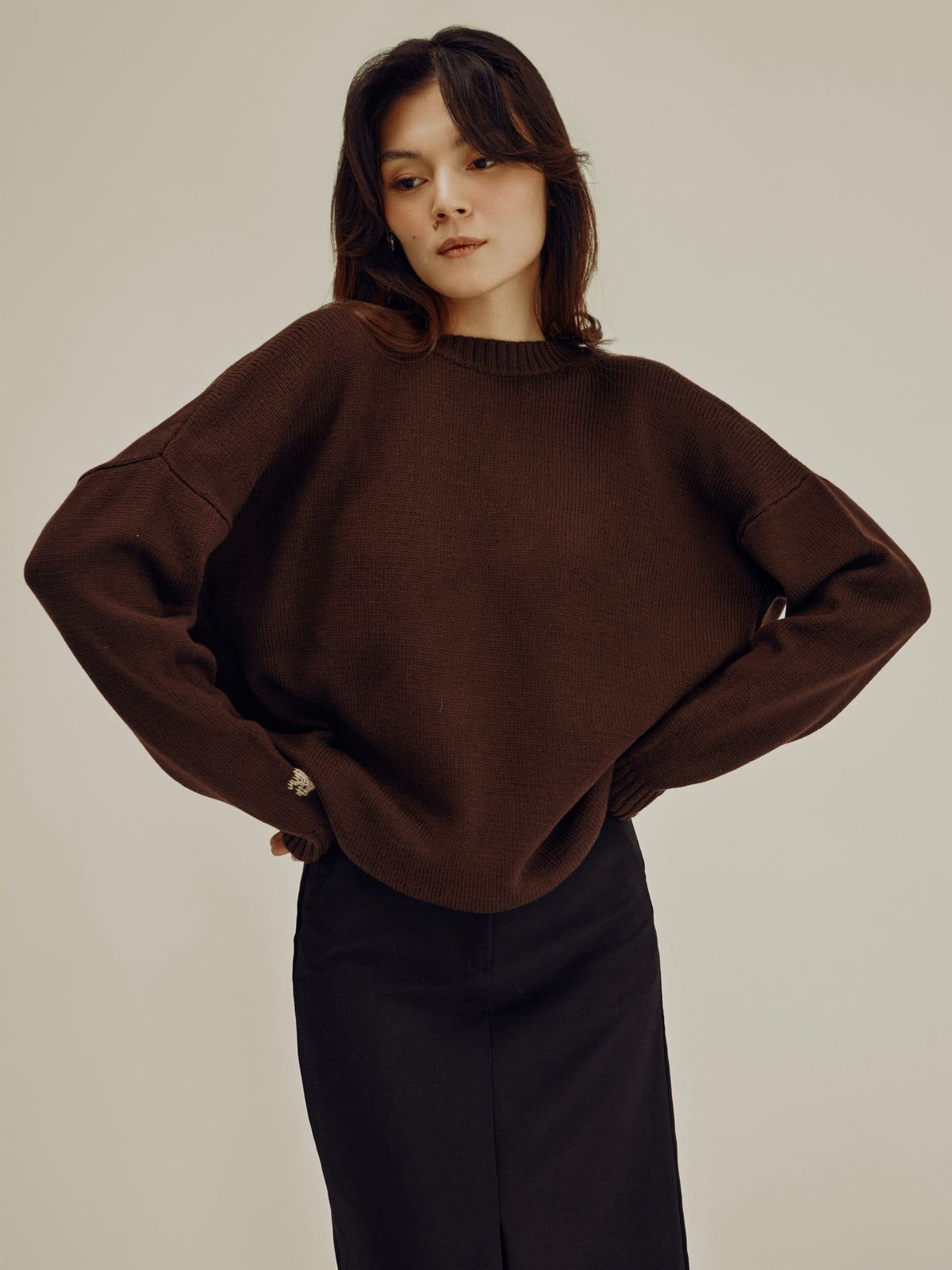 "Zhanna" Sweater | grey