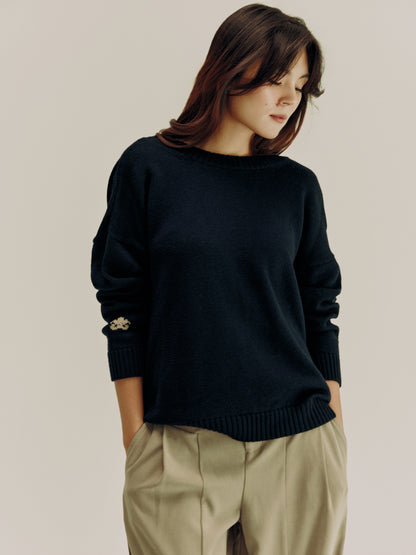 "Zhanna" Sweater | black