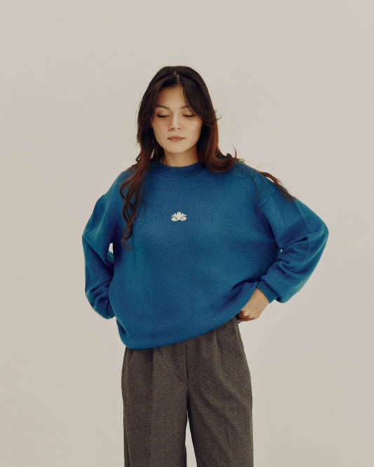 "Nami" Sweater | electric blue