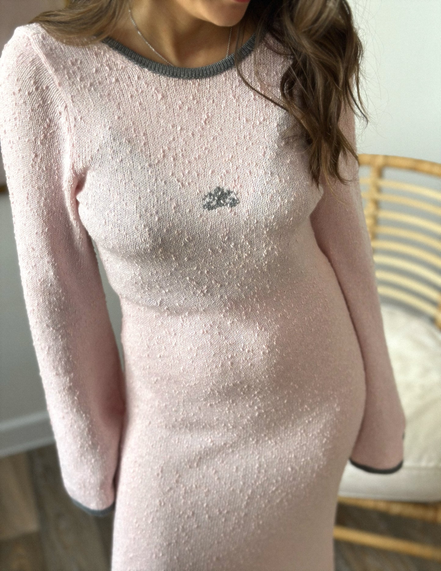 Платье "Нежность"| розовый бархат