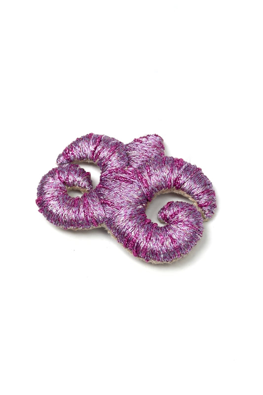 "Accel Erlanovna" Brooch | fuchsia