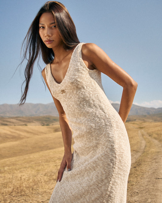 Платье "Облако"| айвори с золотом