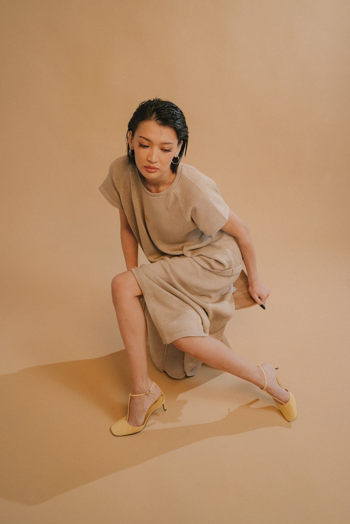 Костюм "Secret" | светлый беж