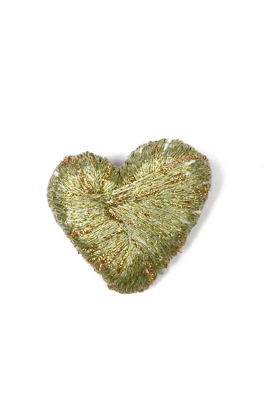 Brooch "Amore" | olive