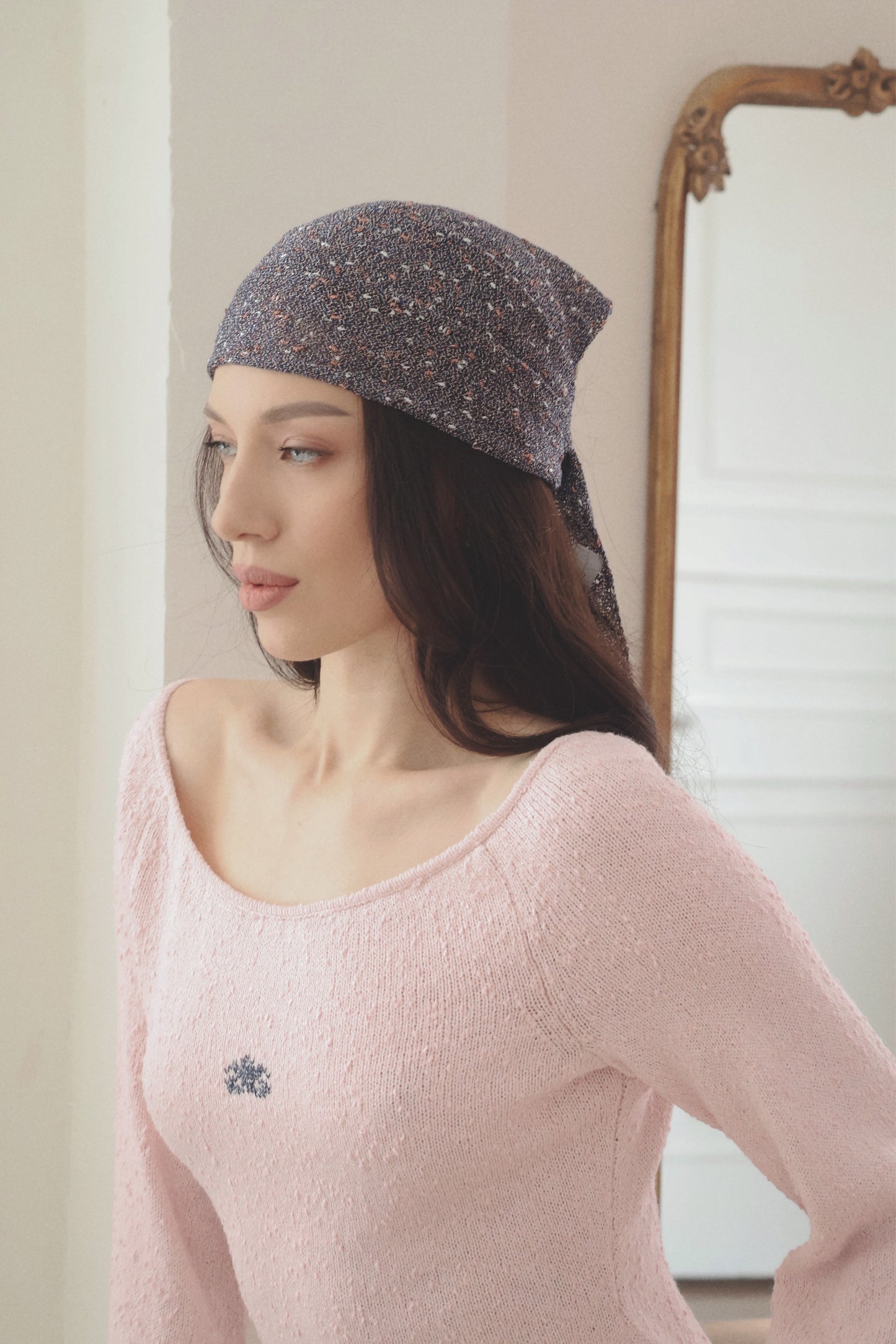 платье мини "Girl" | розовый бархат